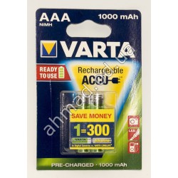 A588 Аккумуляторы VARTA R03 1000 mAh